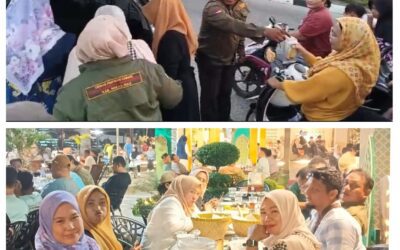 DPC AKPERSI Rokan Hulu Tebar Kebaikan, 150 Paket Takjil Dibagikan di Ujungbatu