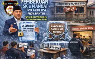 DPP AKPERSI Bekukan SK dan Mandat DPD Provinsi Banten, Tegaskan Penataan Organisasi dan Komitmen AD/ART