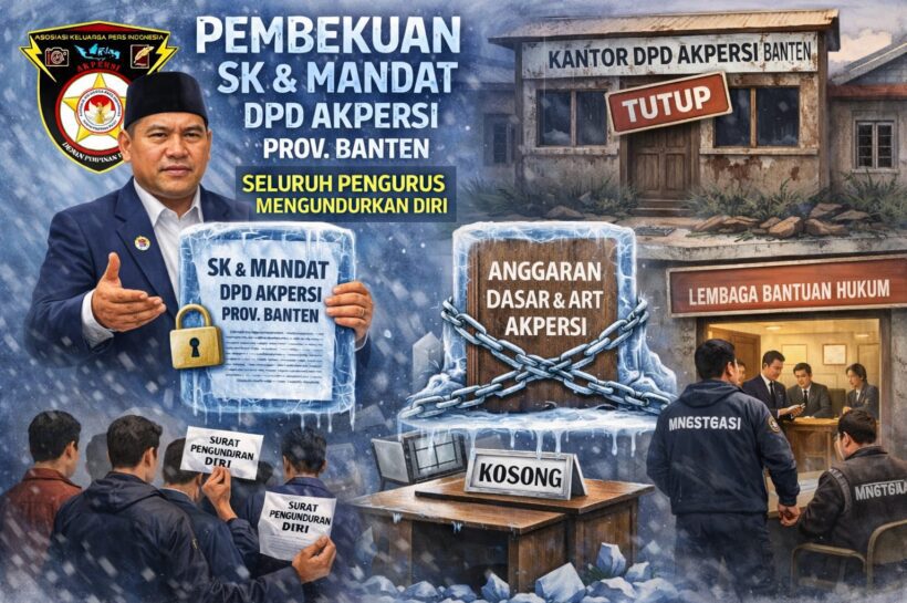 DPP AKPERSI Bekukan SK dan Mandat DPD Provinsi Banten, Tegaskan Penataan Organisasi dan Komitmen AD/ART